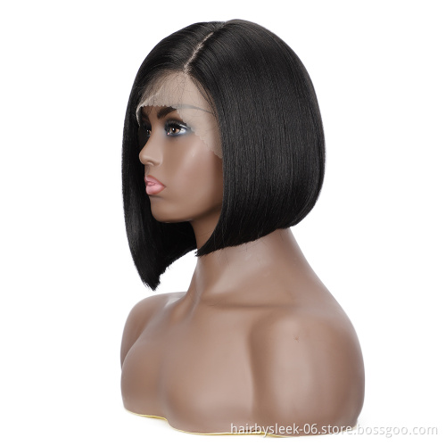 Hot Rebecca fashion brand soft wigs Bob 10 inches High temperature  heat resistant fiber wig synthetic hair wigs for black woman